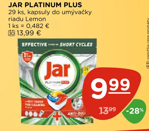 JAR PLATINUM PLUS