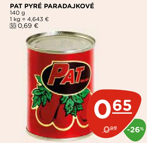 PAT PYRÉ PARADAJKOVÉ