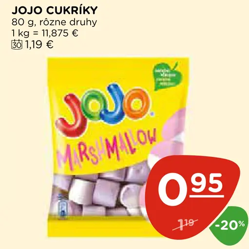 JOJO Cukríky