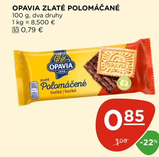 OPAVIA ZLATÉ Polomáčené