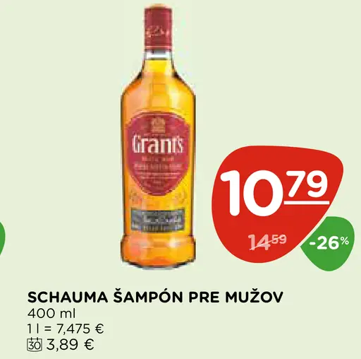 Schauma šampón pre mužov