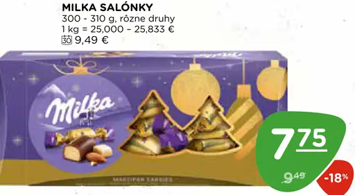 Milka salónky