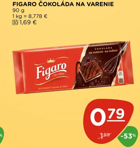 FIGARO Čokoláda na varenie