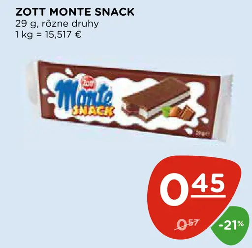 ZOTT MONTE SNACK