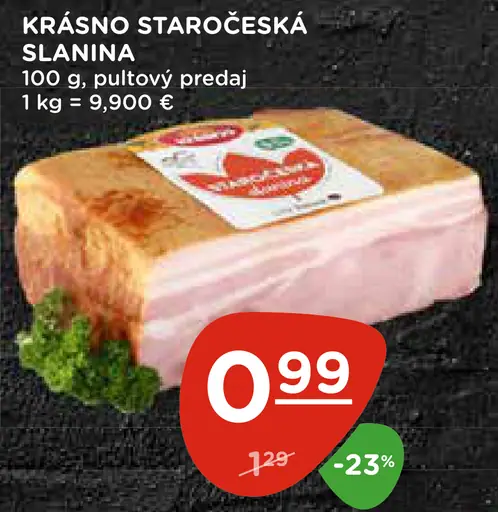 Krasno staročeská slanina