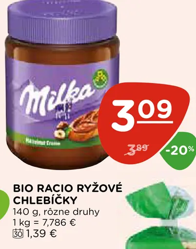 BIO Racio ryžové chlebíčky