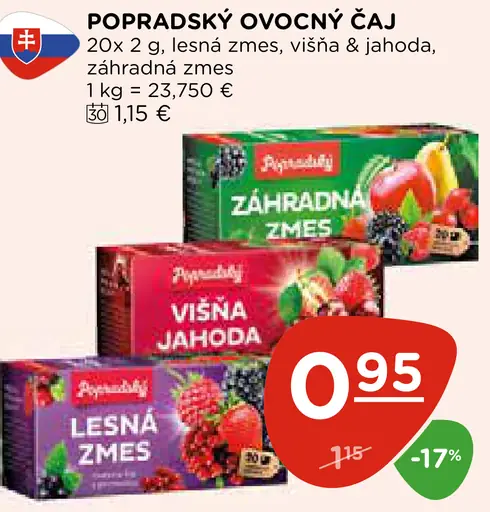 Popradský ovocný čaj