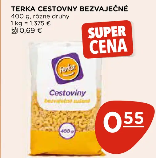 Terka cestoviny bezvaječné