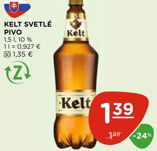 Kelt Svetlé Pivo