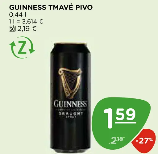 GUINNESS Tmavé pivo