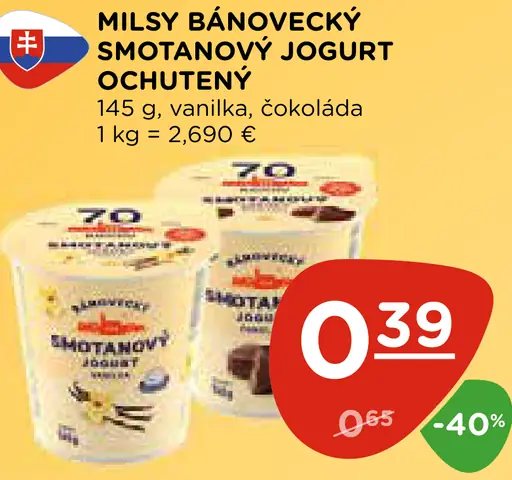 Smotanový jogurt