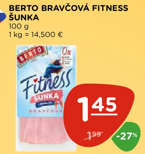 Berto Bravčová Fitness Šunka