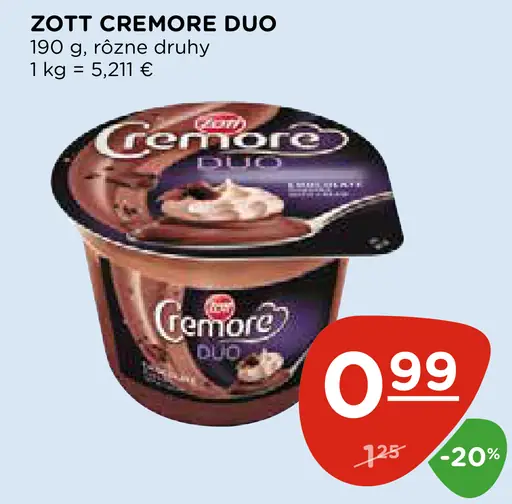 ZOTT CREMORE DUO