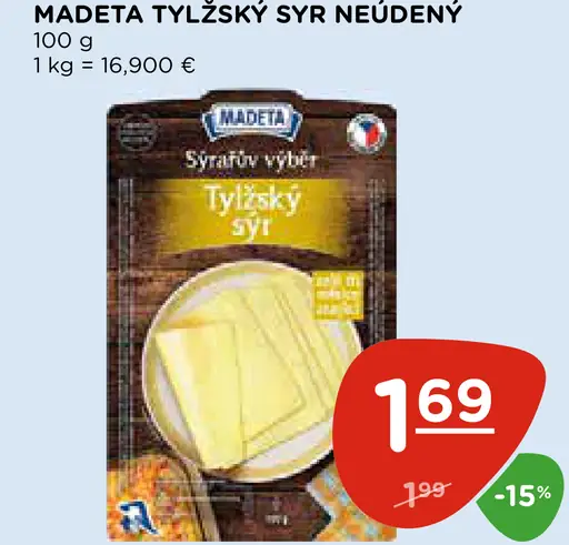 MADETA TYŁŽSKÝ SYR NEÚDENÝ