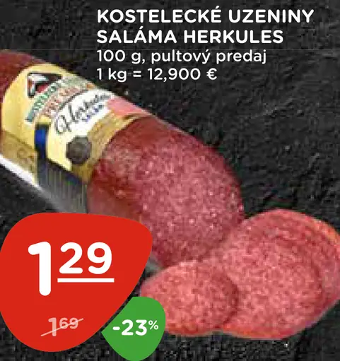 KOSTELECKÉ UZENINY SALÁMA HERKULES