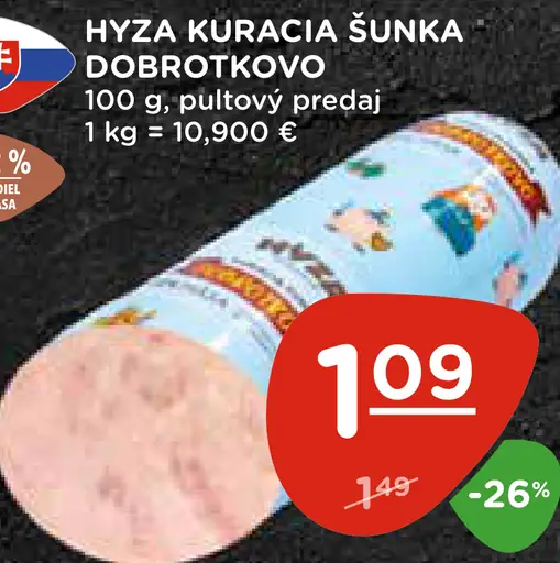 HYZA KURACIA ŠUNKA DOBROTOVO