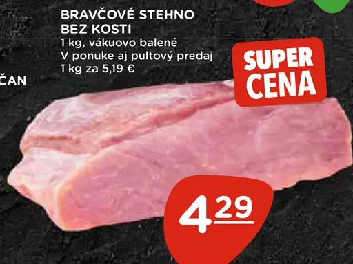 bravčové stehno bez kosti