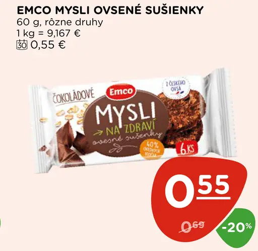 EMCO MYSLI OVSENÉ SUŠIENKY