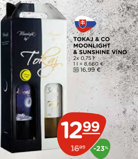 TOKAJ & CO MOONLIGHT & SUNSHINE VÍNO