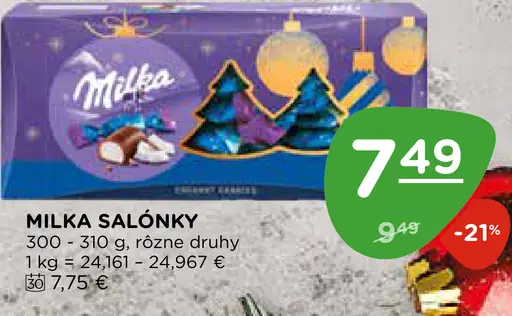 Milka salónky