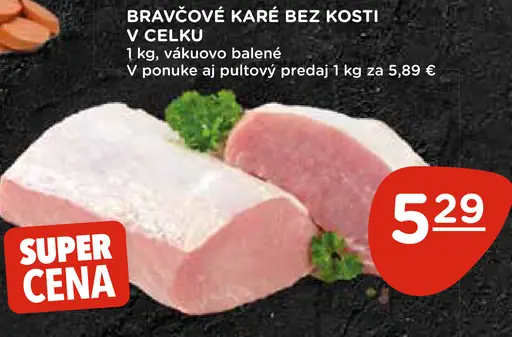 Bravčové karé bez kosti