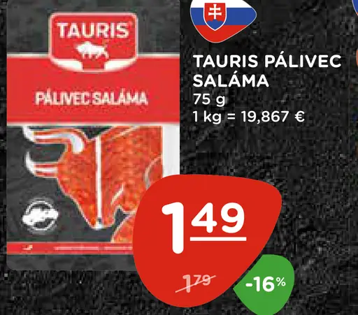 TAURIS PÁLIVEC SALÁMA