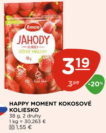 HAPPY MOMENT KOKOSOVÉ KOLIESKO