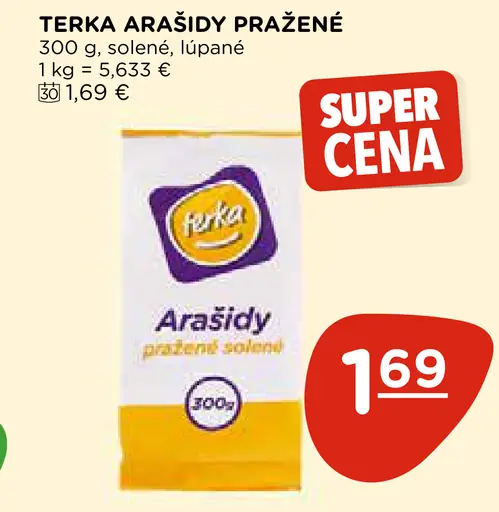 TERKA ARAŠIDY PRAŽENÉ