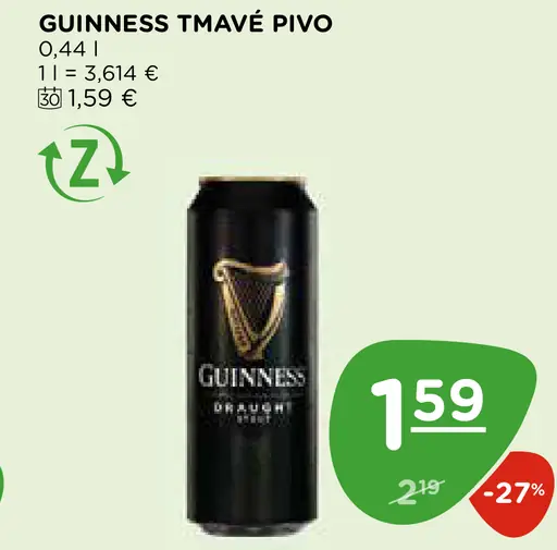 GUINNESS Tmavé pivo