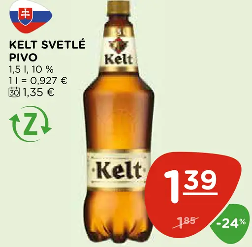 Kelt Svetlé Pivo