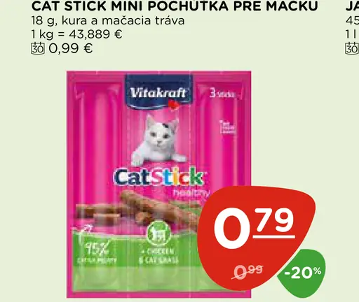 Cat Stick Mini Počuhutka pre Mačku