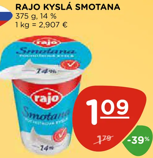 RAJO KYSLÁ SMOTANA