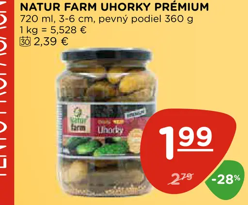 NATUR FARM UHORKY PRÉMIUM