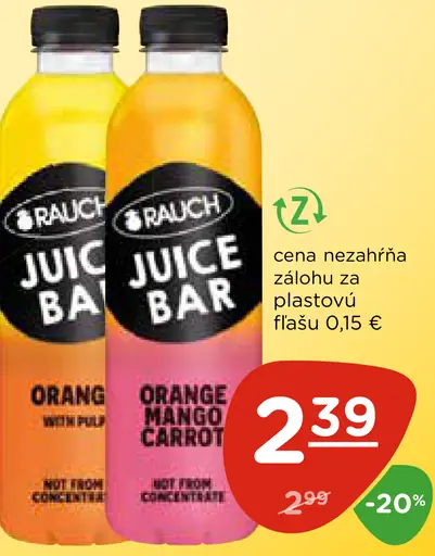 JUICE BAR ORANGE MANGO CARROT