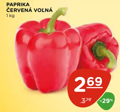 PAPRIKA ČERVENÁ VOĽNÁ