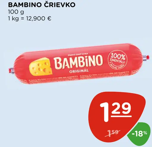 Bambino črievko