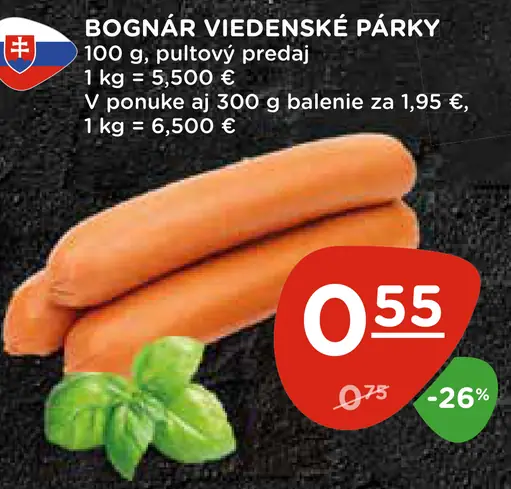 BOGNÁR VIEDENSKÉ PÁRKY