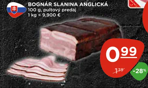 Bognár slanina anglická