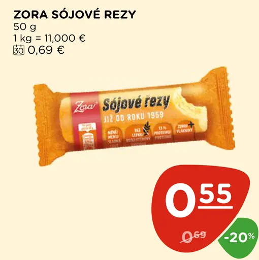 Zora sójové rezy