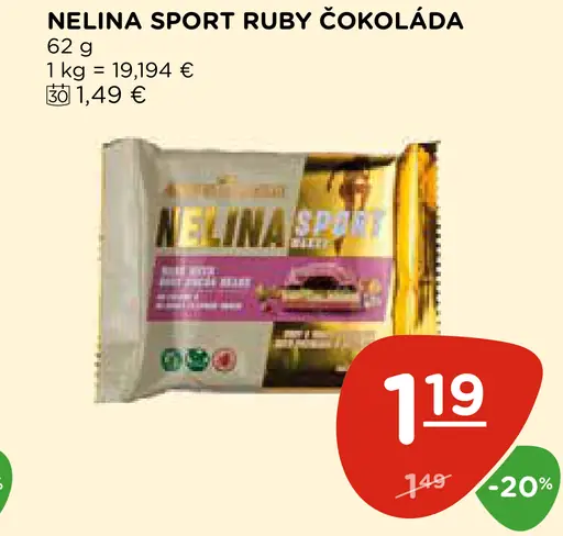 NELINA SPORT RUBY ČOKOLÁDA