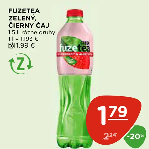 Fuzetea Zelený, Čierny Čaj