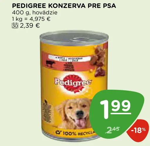 PEDIGREE KONZERVA PRE PSA