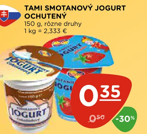 TAMI SMOTANOVÝ JOGURT OCHUTENÝ