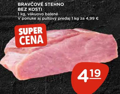 bravčové stehno bez kosti