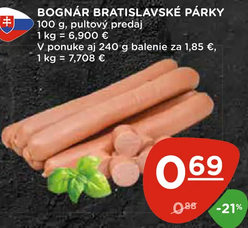 BOGNÁR BRATISLAVSKÉ PÁRKY