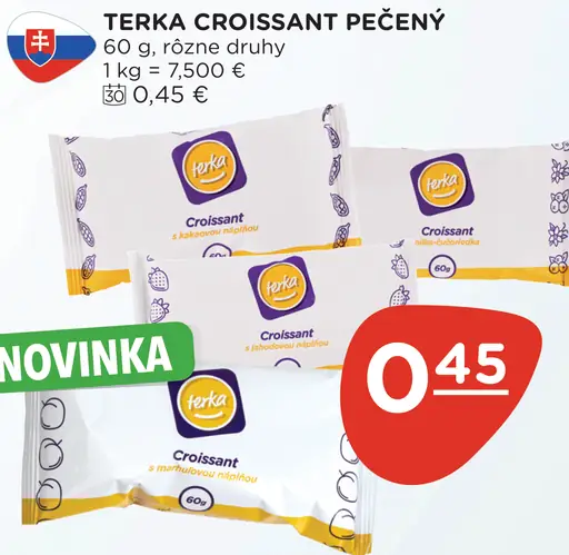 TERKA CROISSANT PEČENÝ