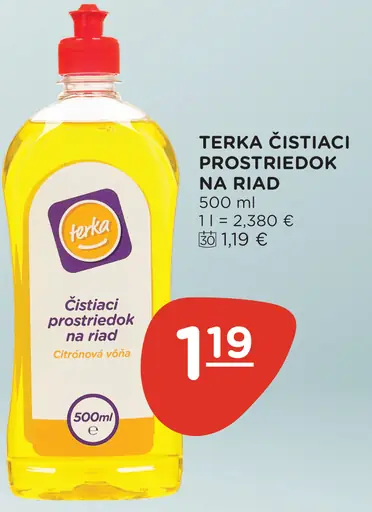 TERKA čistiaci prostriedok na riad