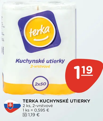 TERKA KUCHYNSKÉ UTIERKY