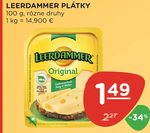 Leerdammer plátky