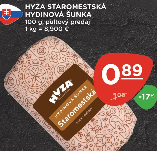 HYZA STAROMESTSKÁ HYDINOVÁ ŠUNKÁ